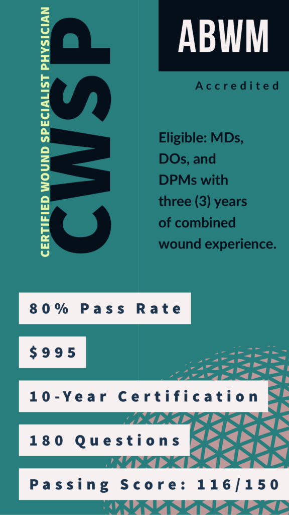 CWSP wound care certification