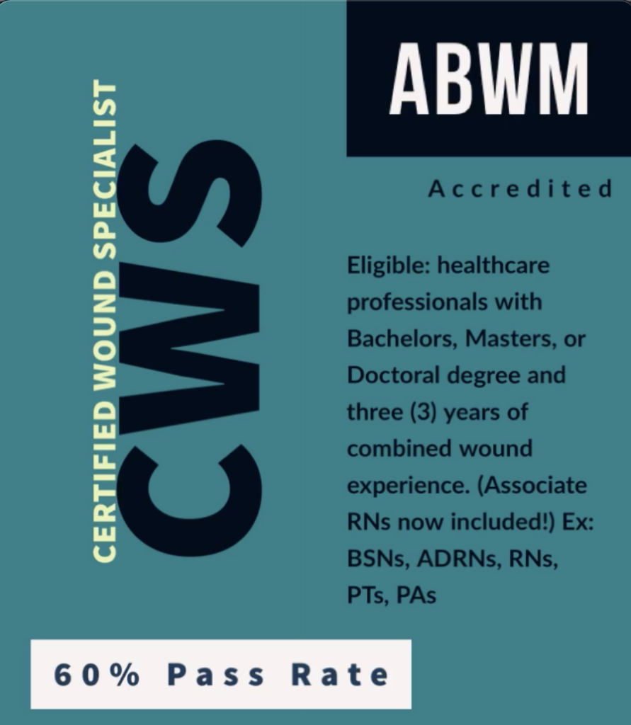 the cws® certification certified wound specialist