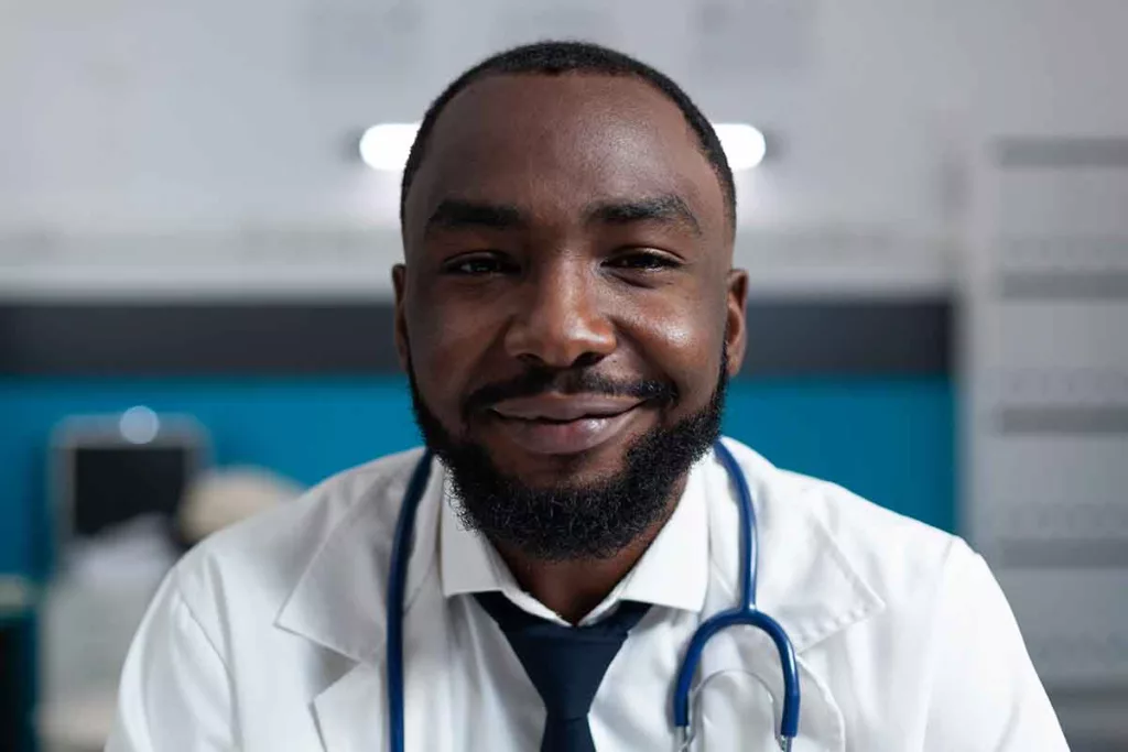 closeup of african american specialist doctor with 2021 12 09 13 03 15 utc